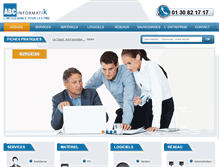 Tablet Screenshot of abc-informatik.fr